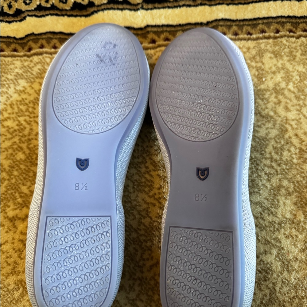Rothy's The Flat Ballet Shoes Grape Crush Lilac Lavender Purple Size 8.5 - Picture 2 of 3